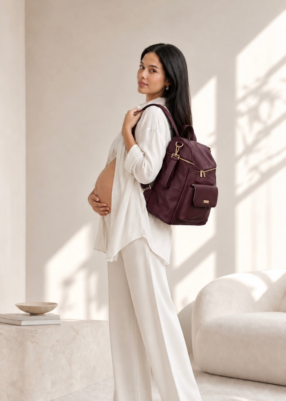 Introducing the Montecito Diaper Bag in Merlot — Bold, Beautiful & Built for Moms