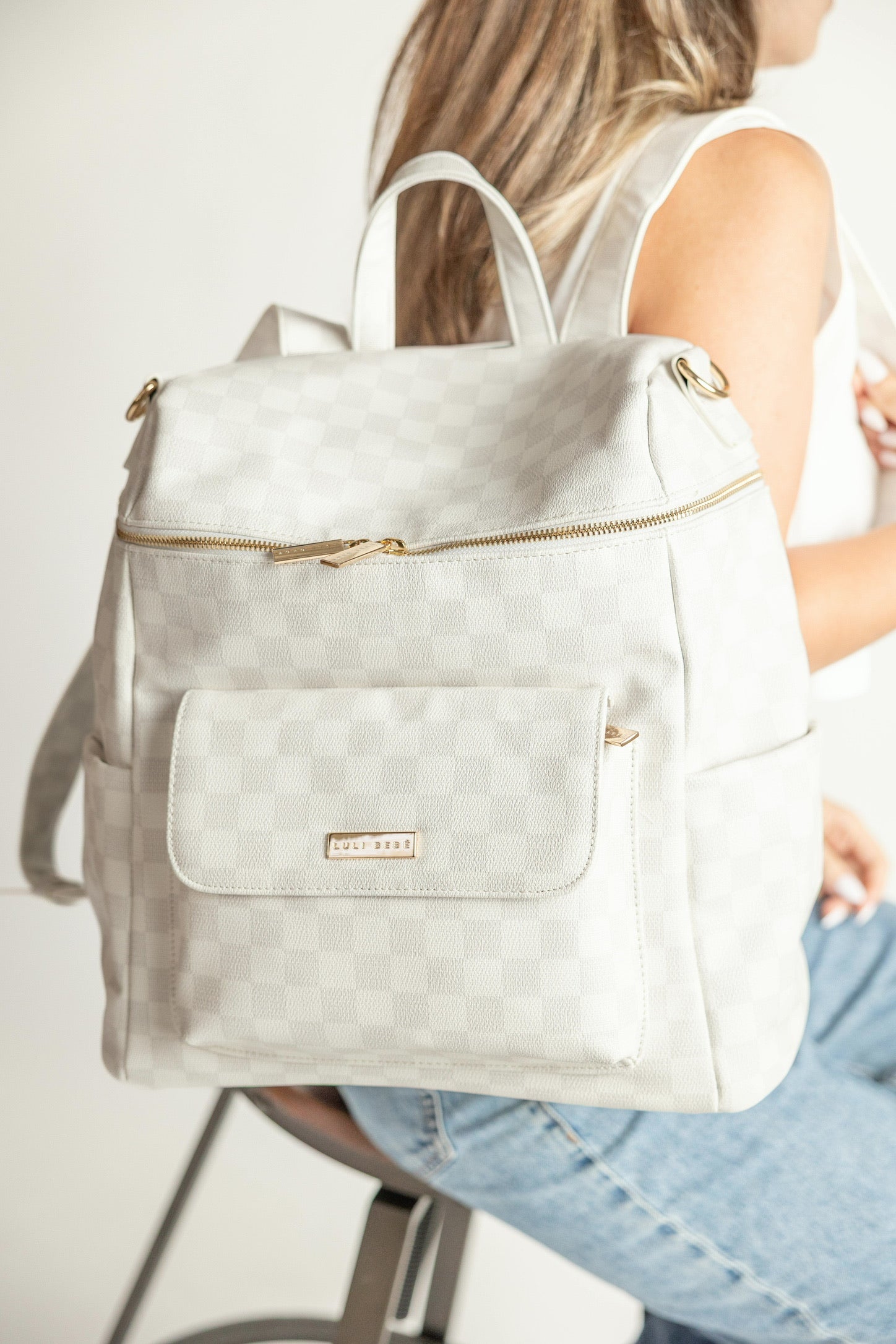 luli bebe checkered bag