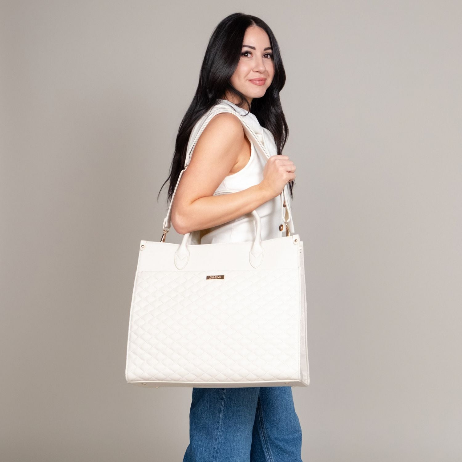 Classic tote bag — a stylish and functional alternative to a traditional diaper bag