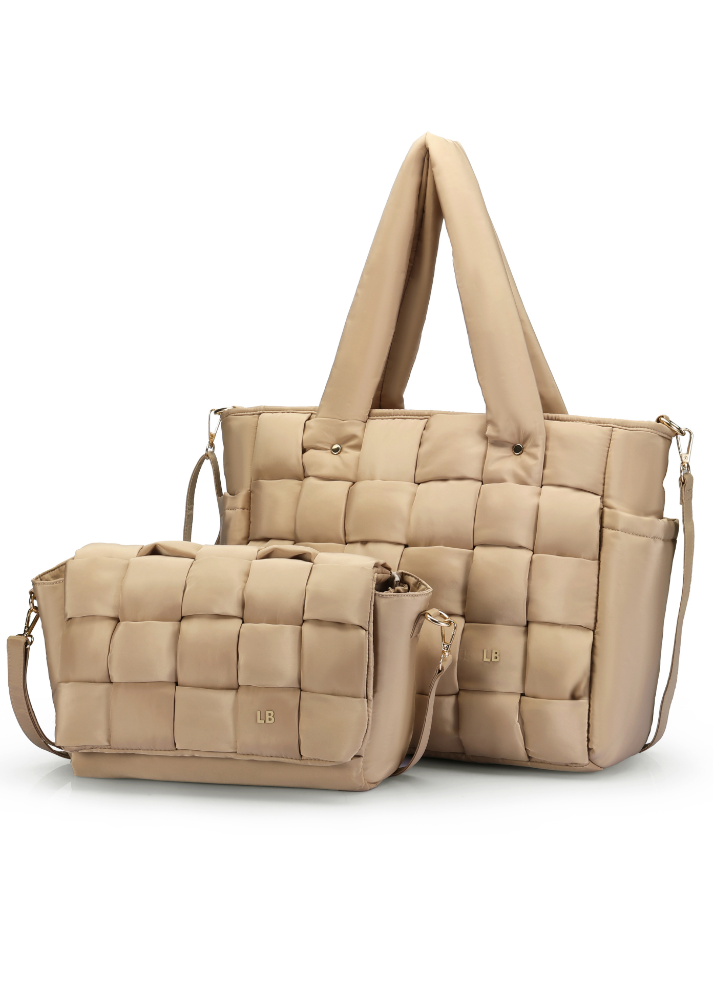 The Infinite Carryall + Tote - Latte by Luli Bebé