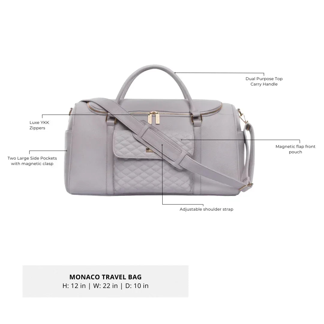 Luli bebe travel bag pearl white