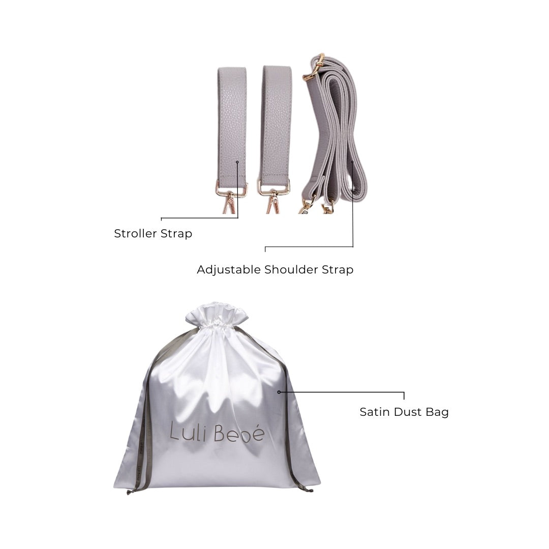 Luli bebe travel bag pearl white
