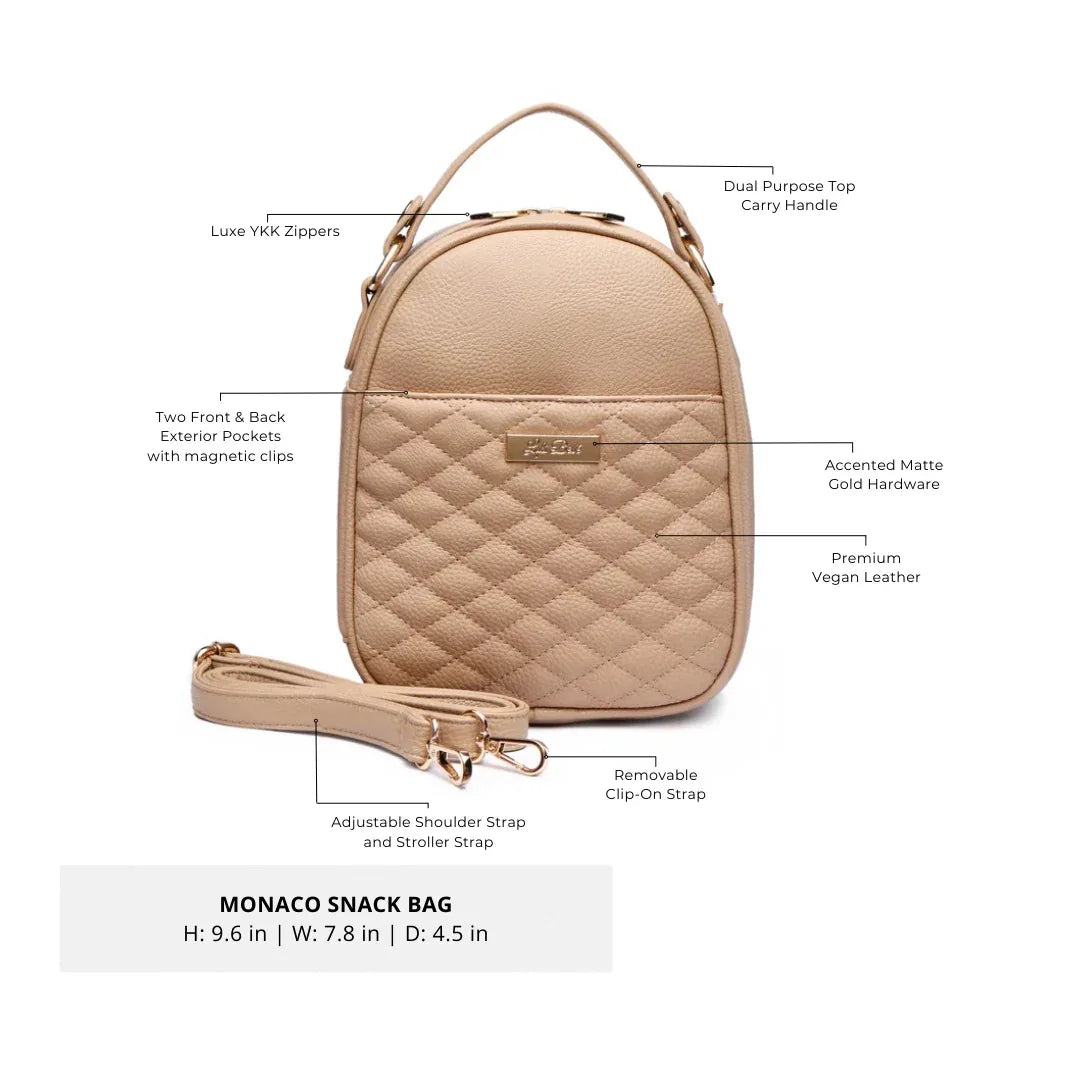 Luli bebe snack bag latte brown