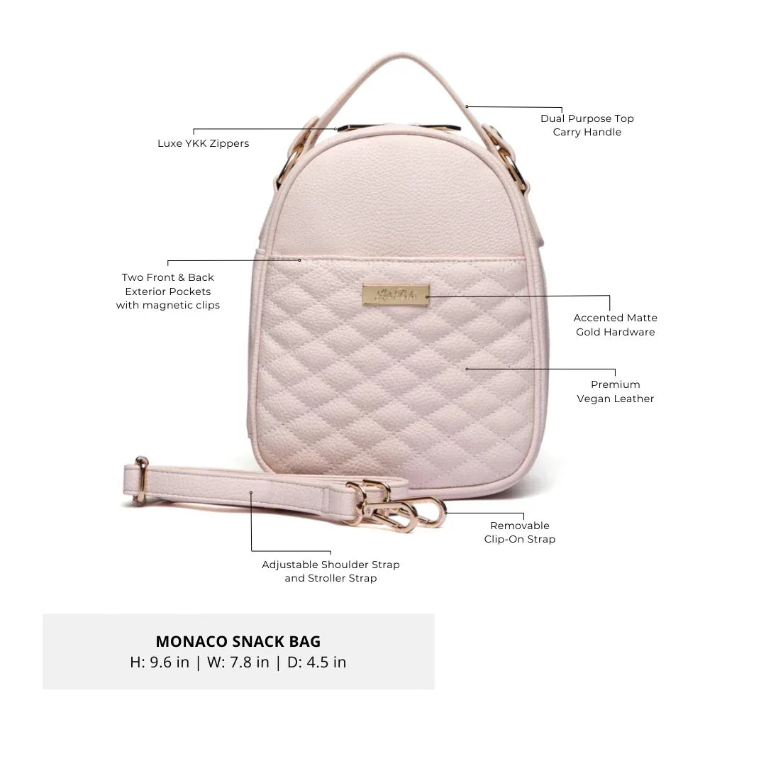 Luli bebe sling bag pastel pink