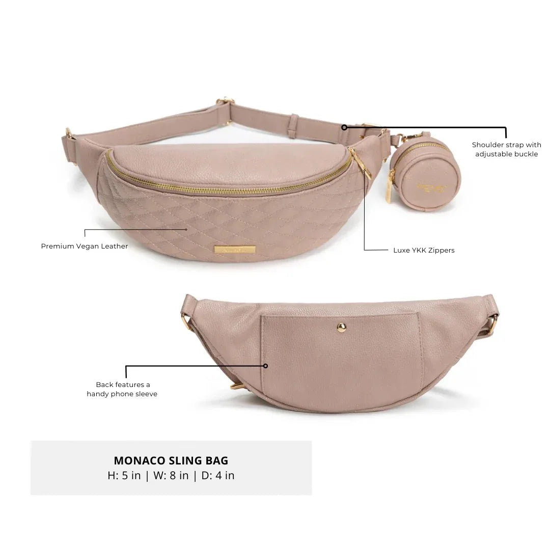 Luli bebe sling bag nude rose