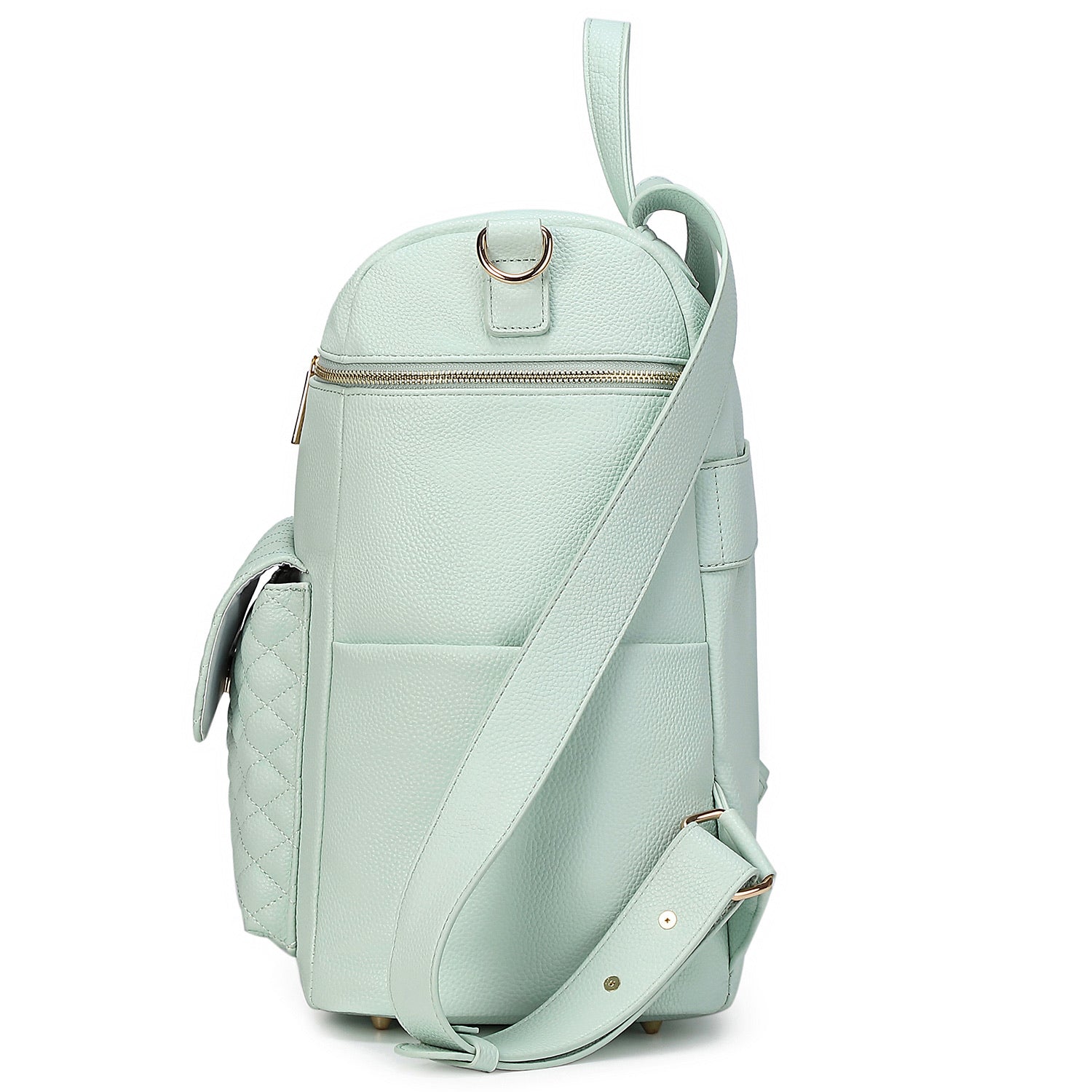 Monaco Diaper Bag | Mint Green - Luli Bebe