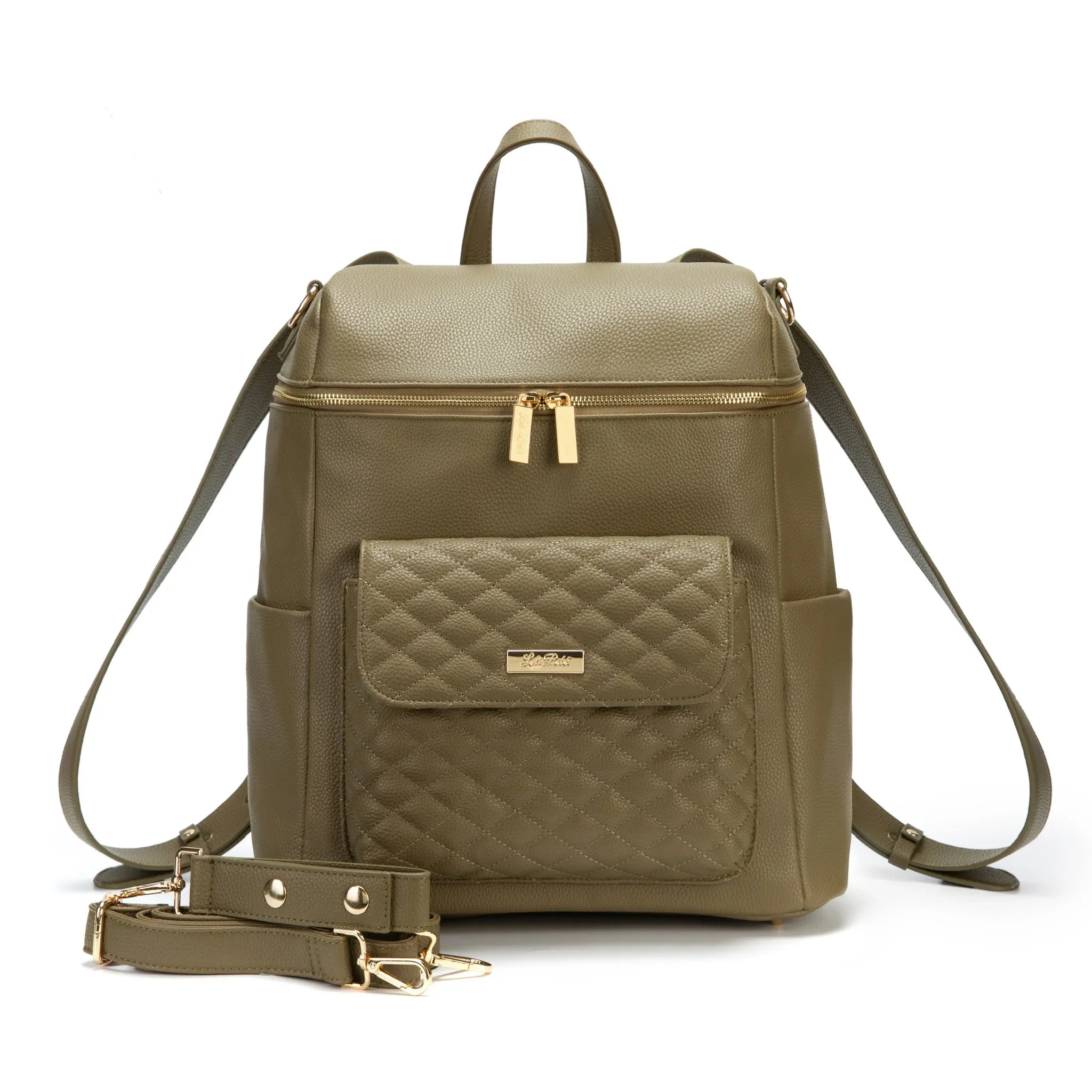 Monaco Diaper Bag | Olive Green - Luli Bebé