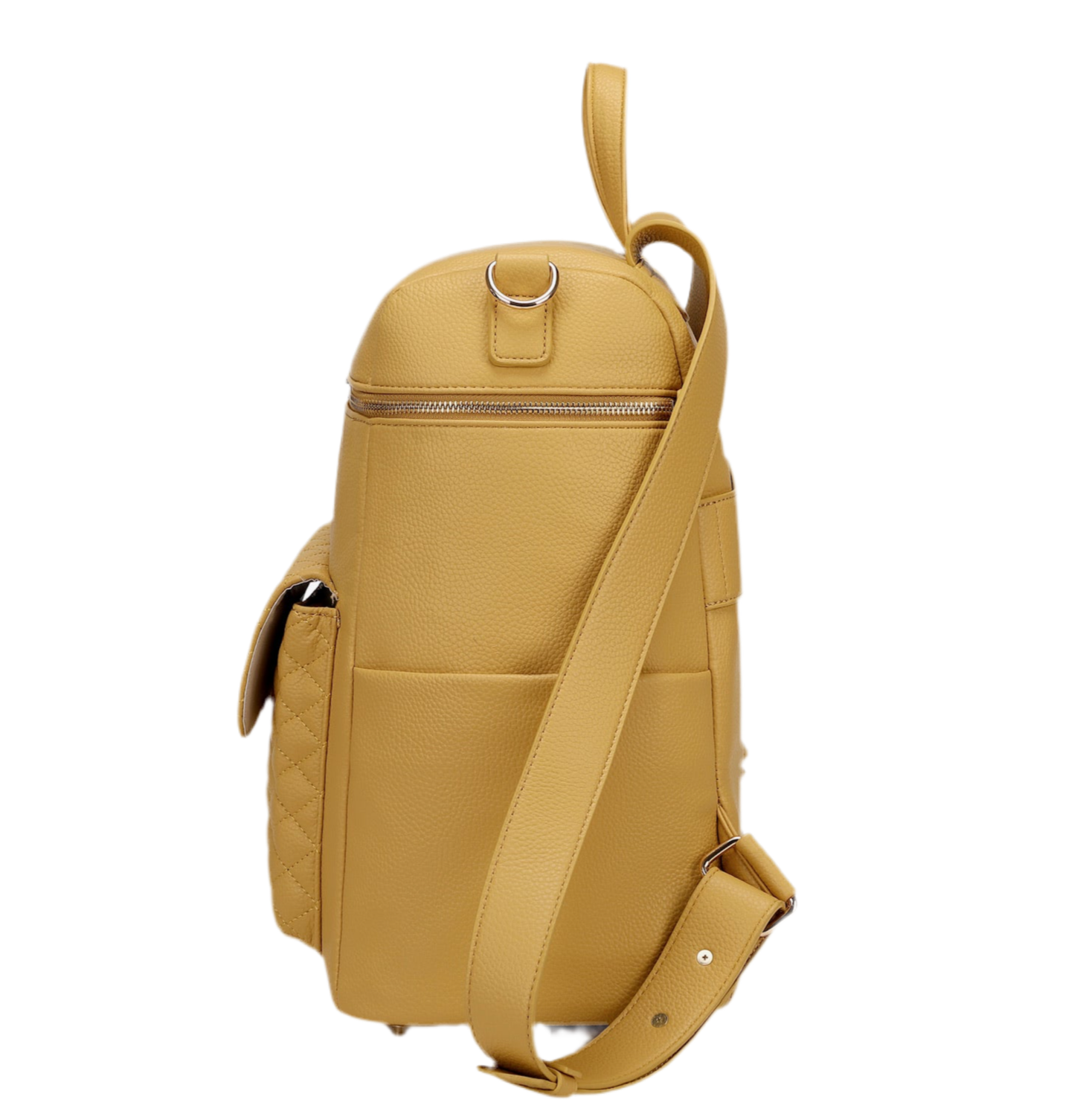 Monaco Diaper Bag in Honey Side View