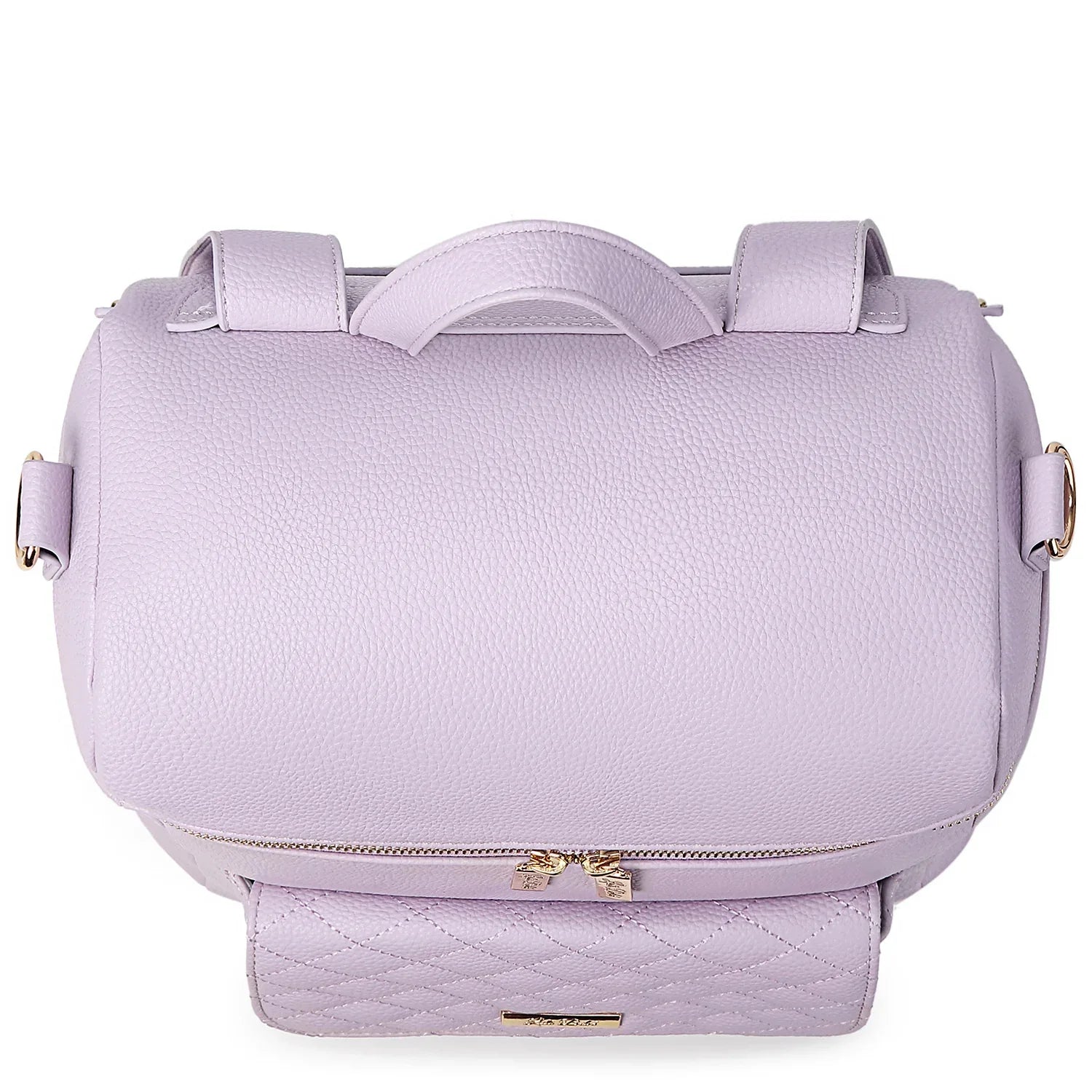 Luxury baby bag Lavender Diaper Bag –Top View