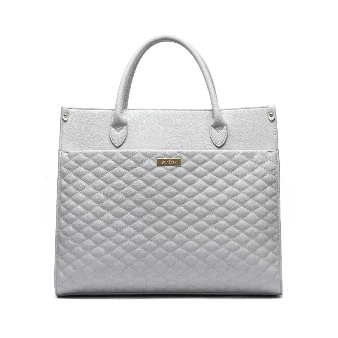 Luli Bebe Monaco Tote Bag in Stone Grey