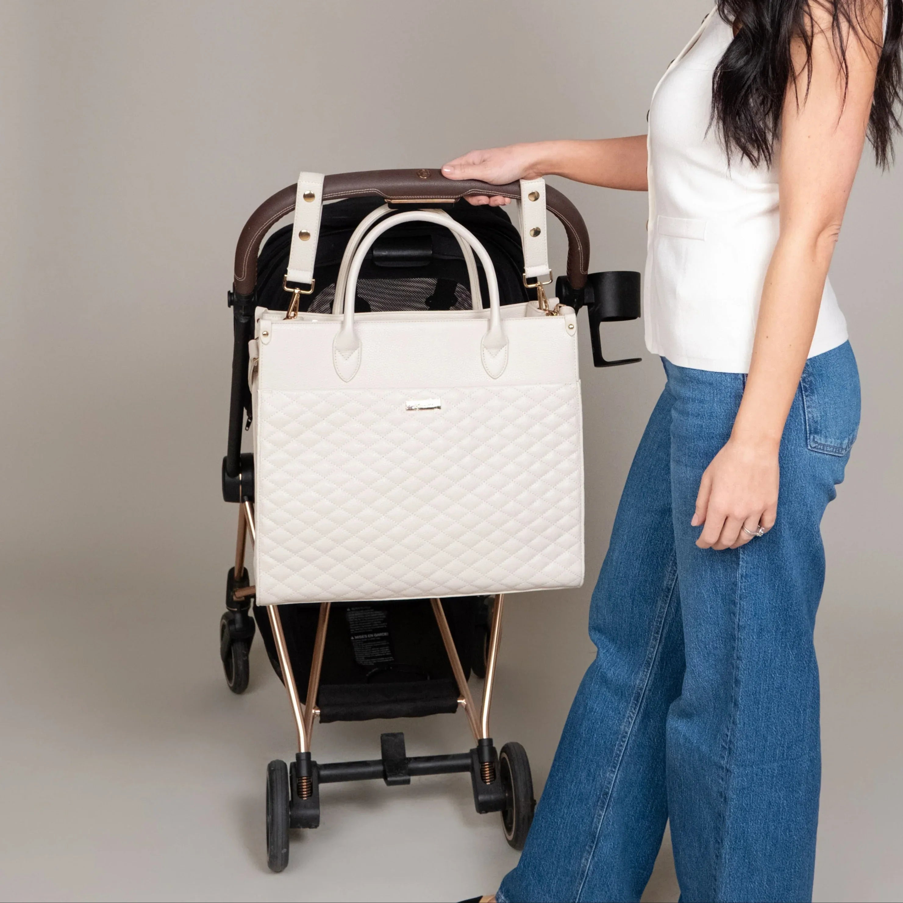 Luli Bebe White tote bag