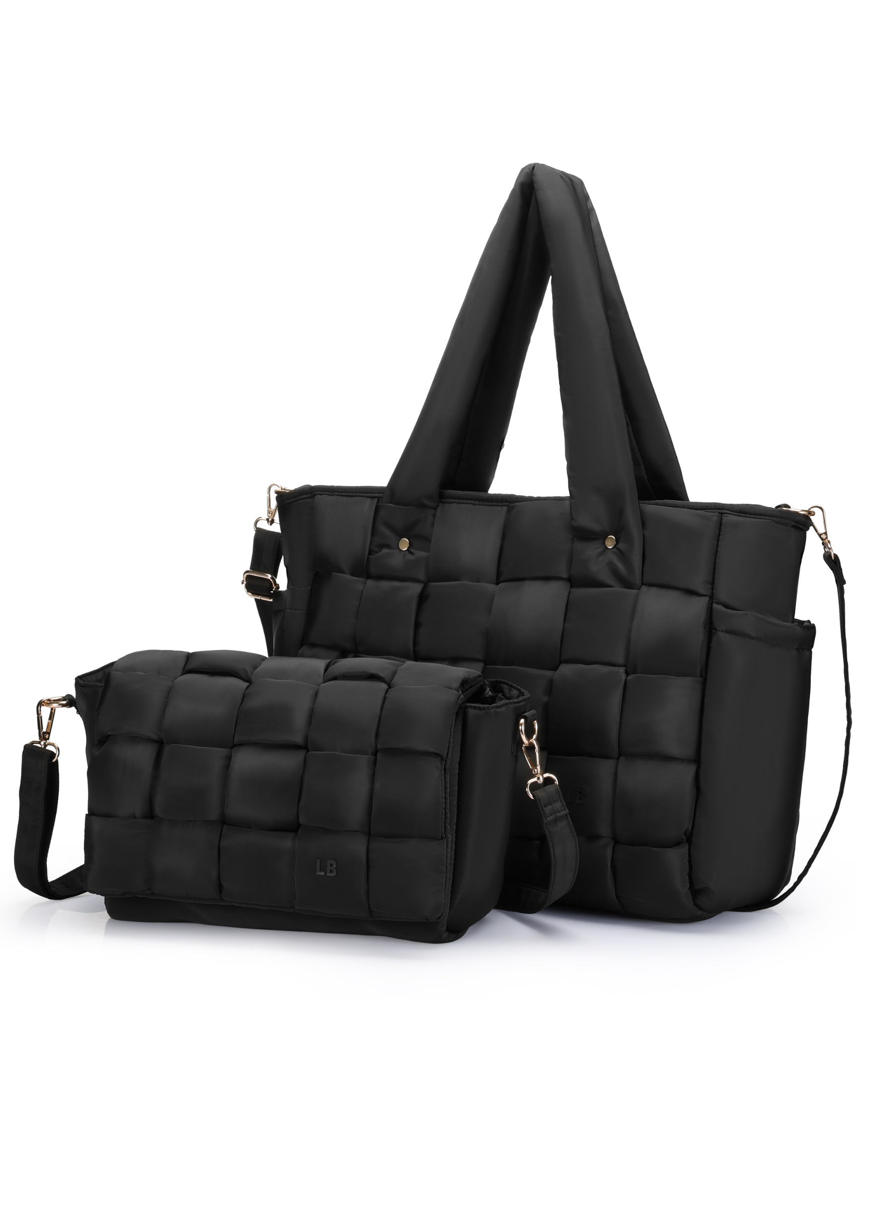 The Infinite Carryall + Tote - Black by Luli Bebé