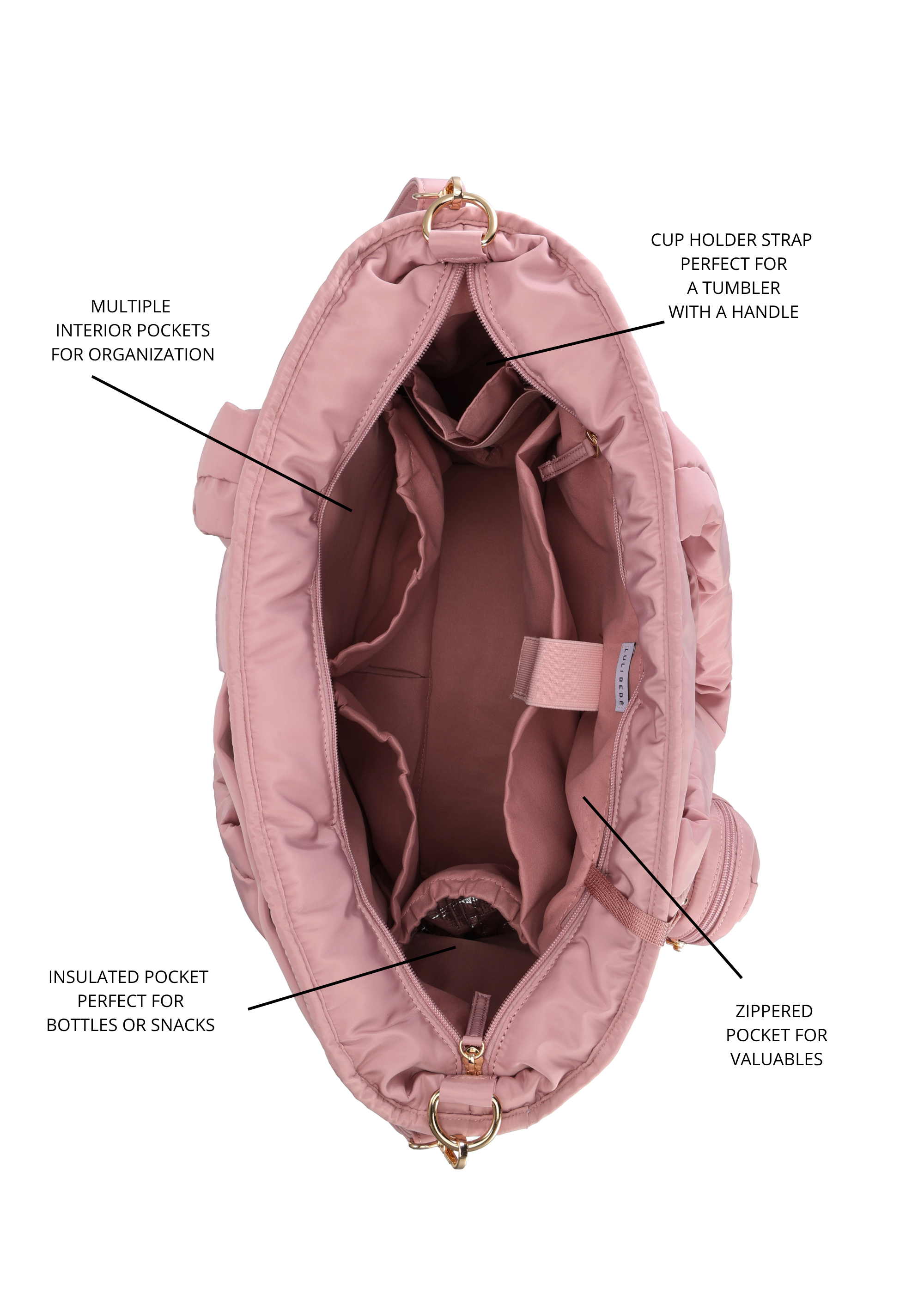 The Infinite Tote - Blush by Luli Bebé