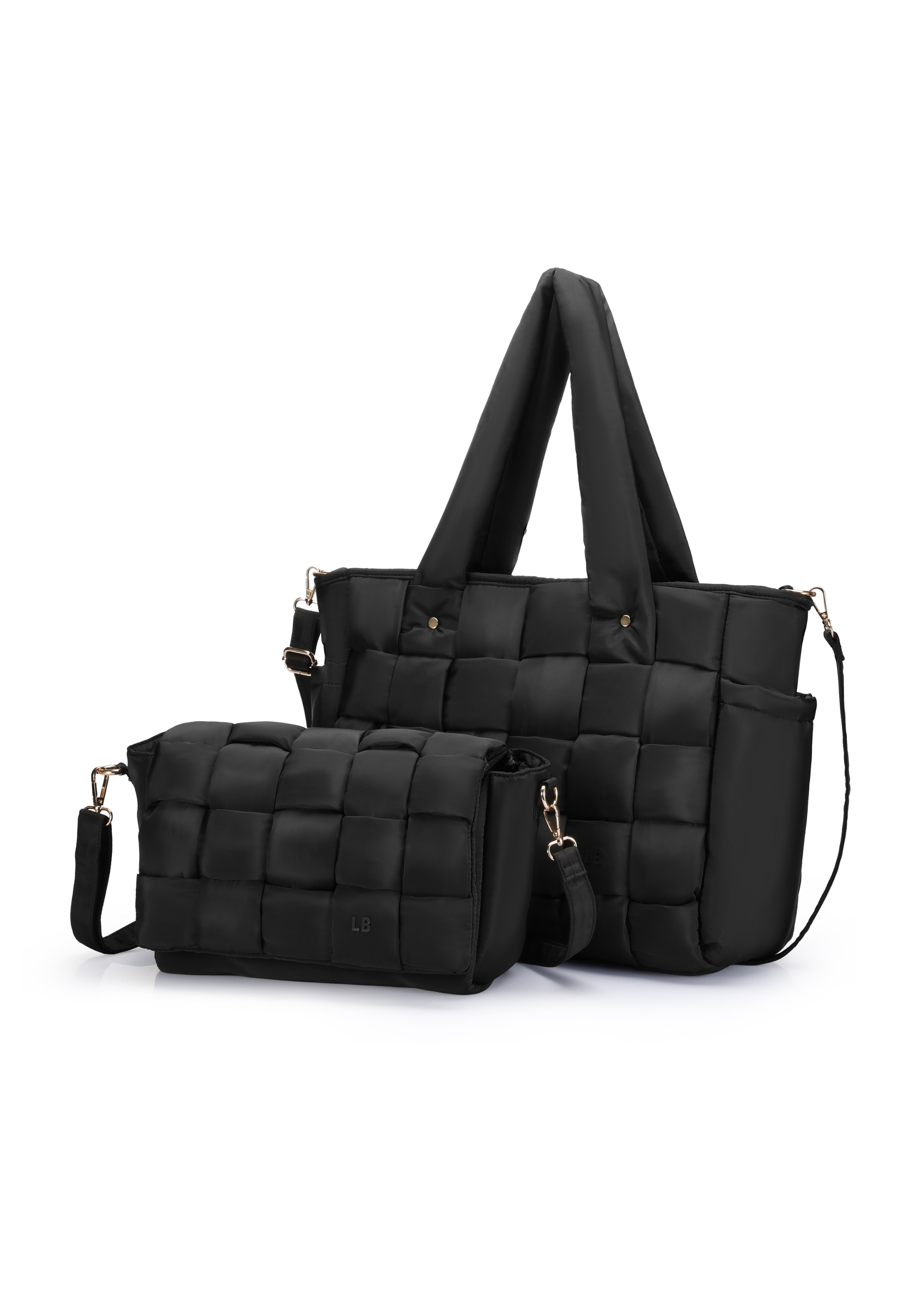 The Infinite Carryall + Tote - Black by Luli Bebé