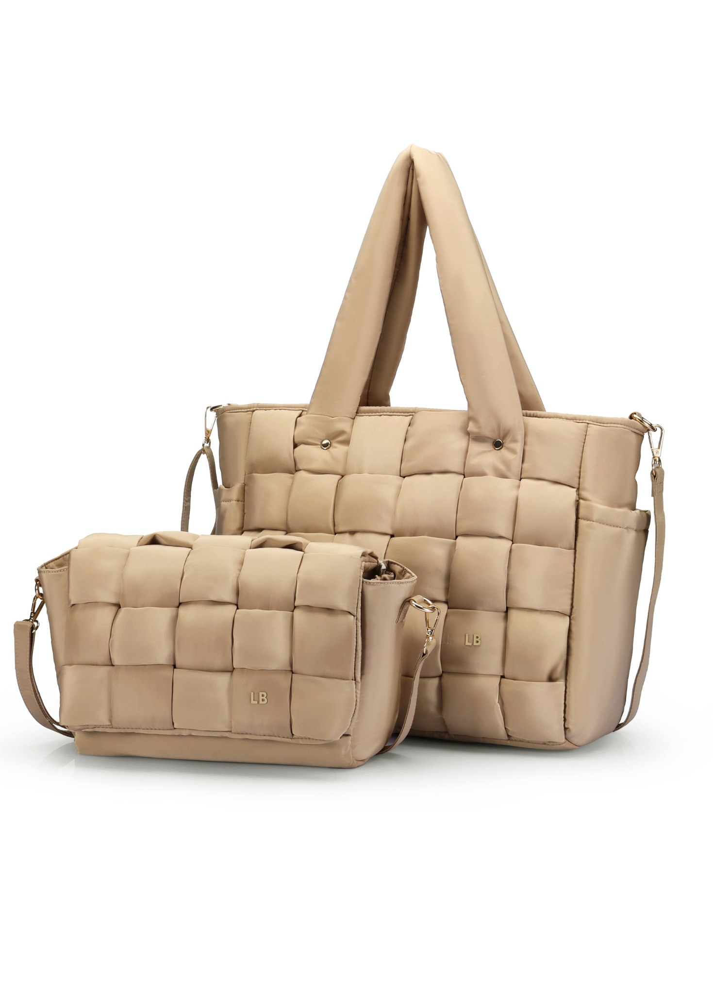 The Infinite Carryall + Tote - Latte by Luli Bebé