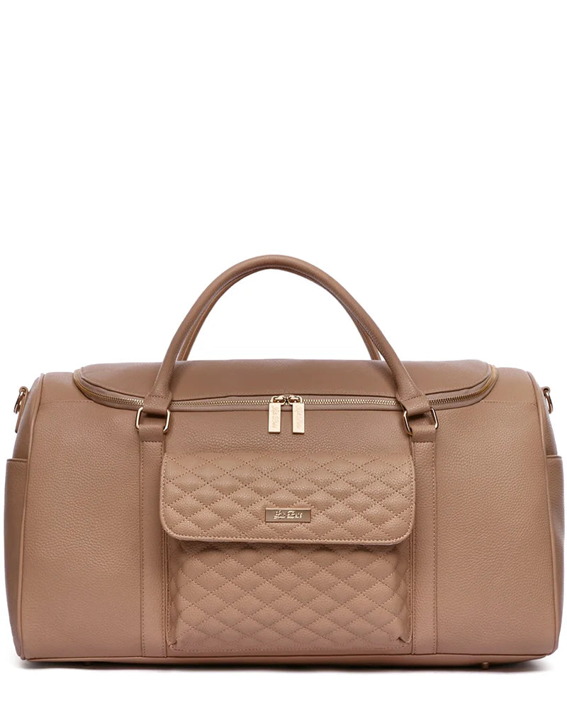 IMPERFECT Monaco Travel Bag | Latte Brown - Luli Bebé