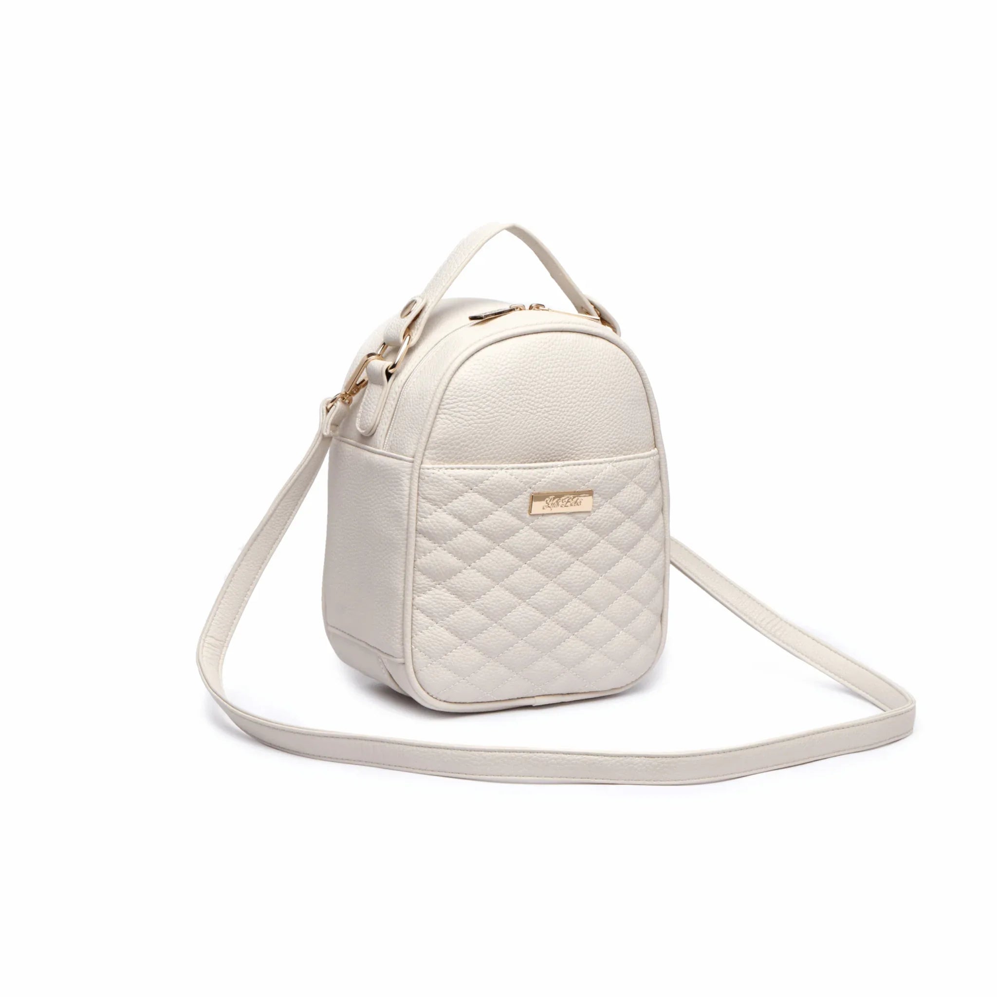 Monaco Snack Bag in Pearl White
