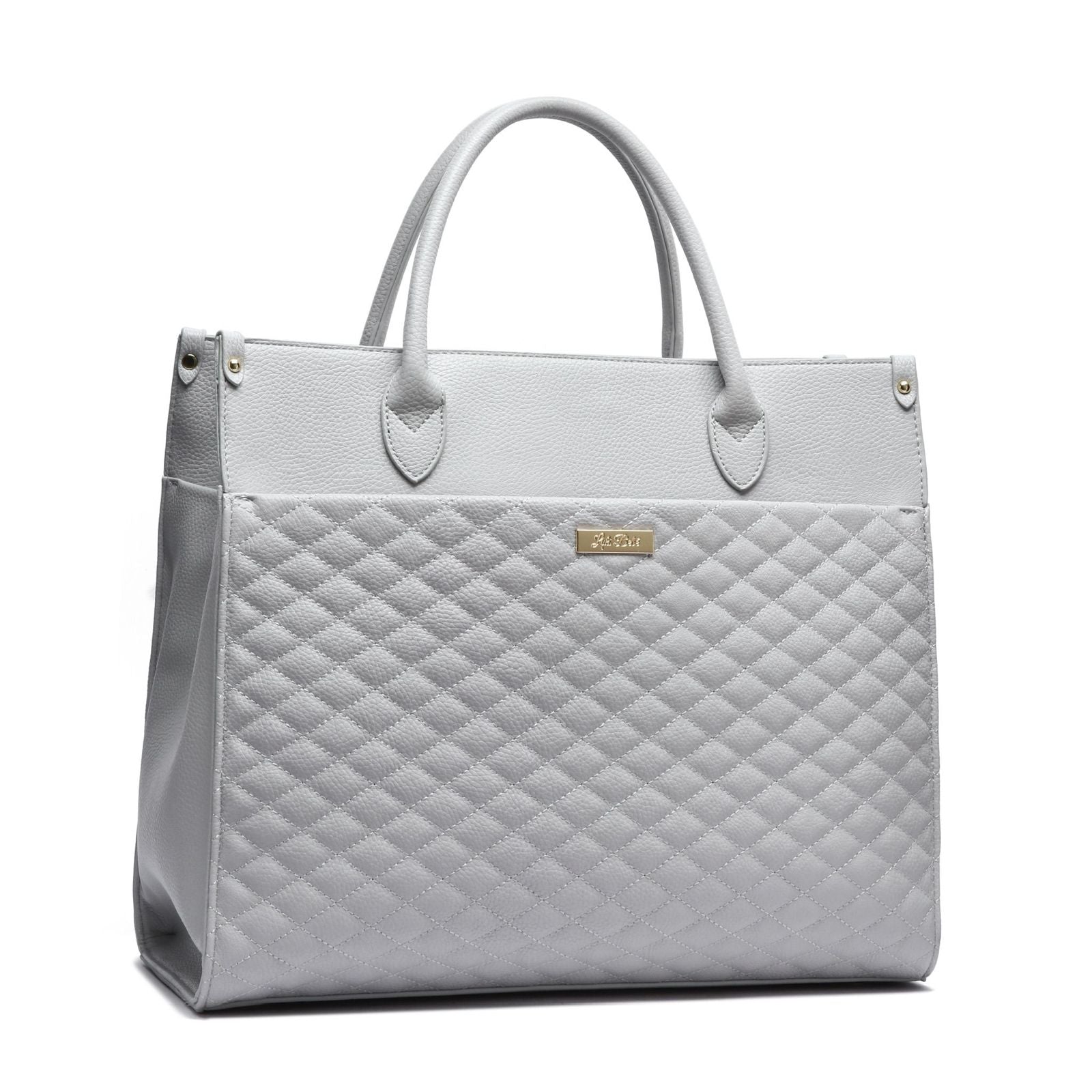 Luli Bebe Monaco Tote Bag | Stone Grey