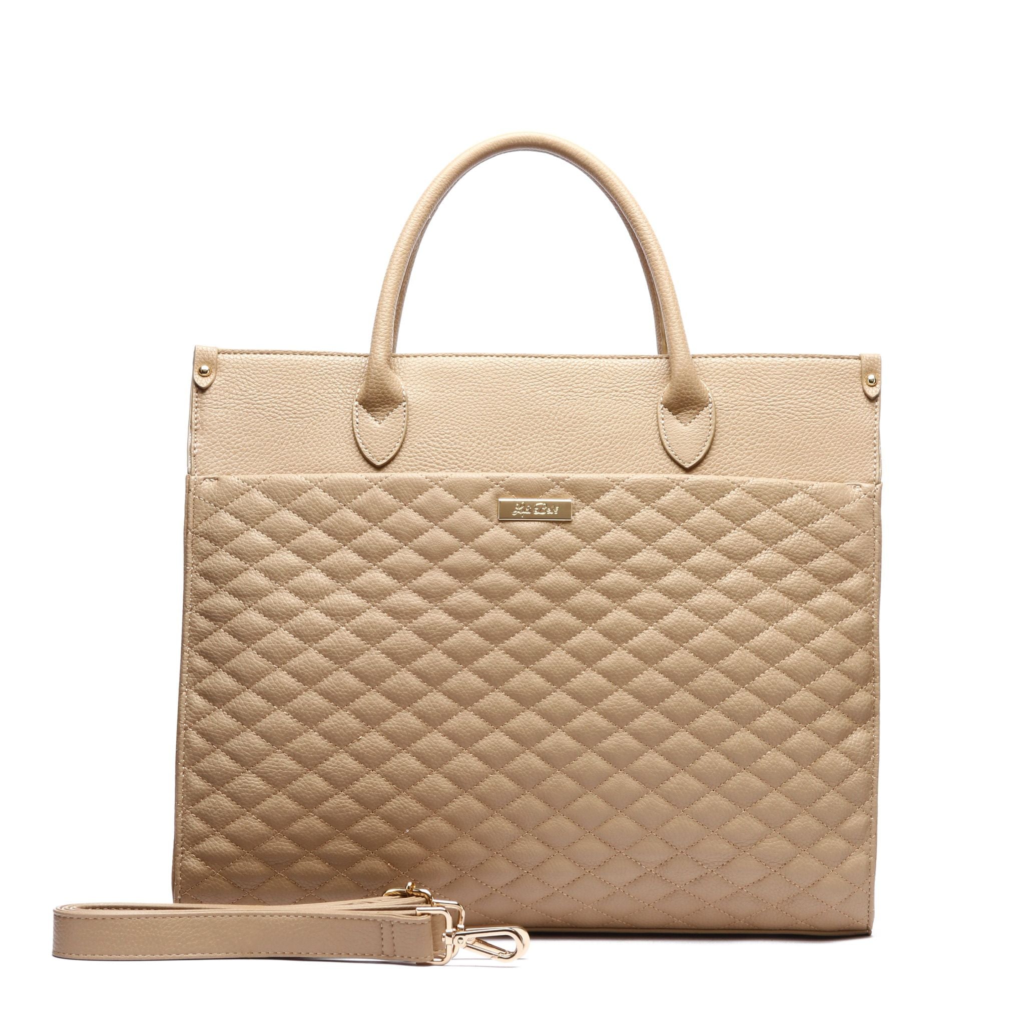 Luli Bebe Monaco Tote Bag | Latte Brown