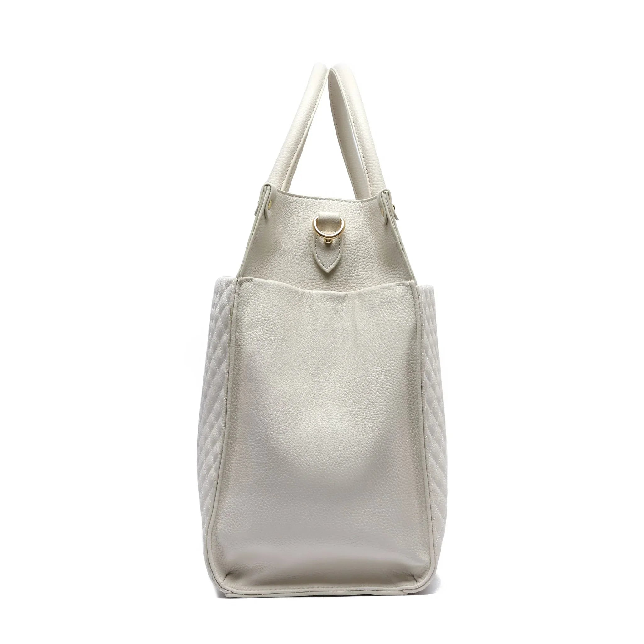 Luli Bebe Monaco Tote Bag | Pearl White