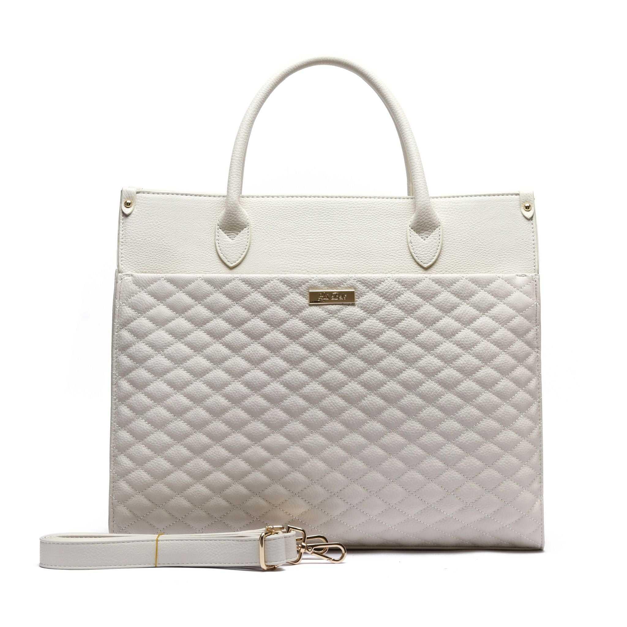 Luli Bebe Monaco Tote Bag | Pearl White