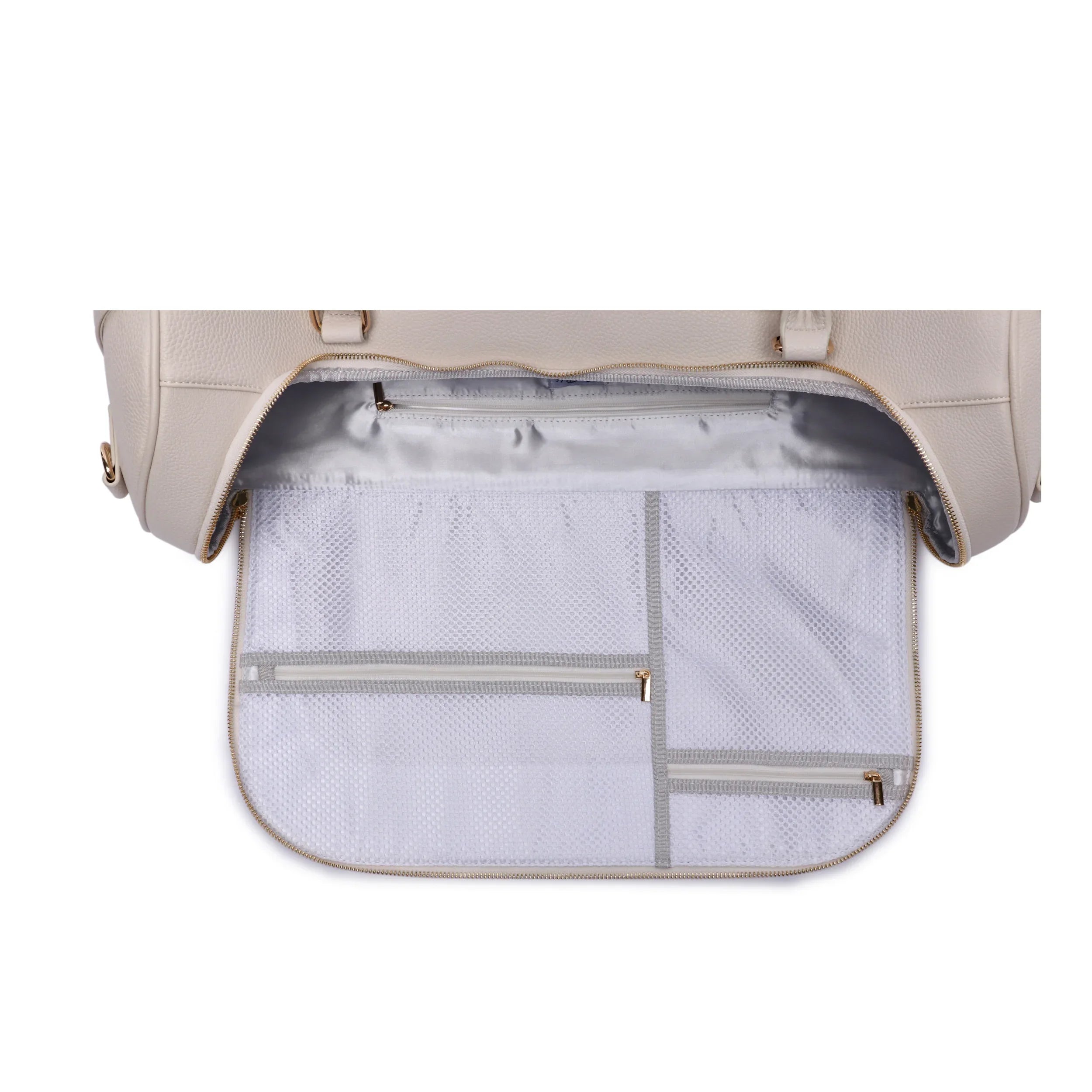 Monaco Travel Bag Pearl White -Luli Bebe