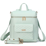 Monaco Diaper Bag | Mint Green