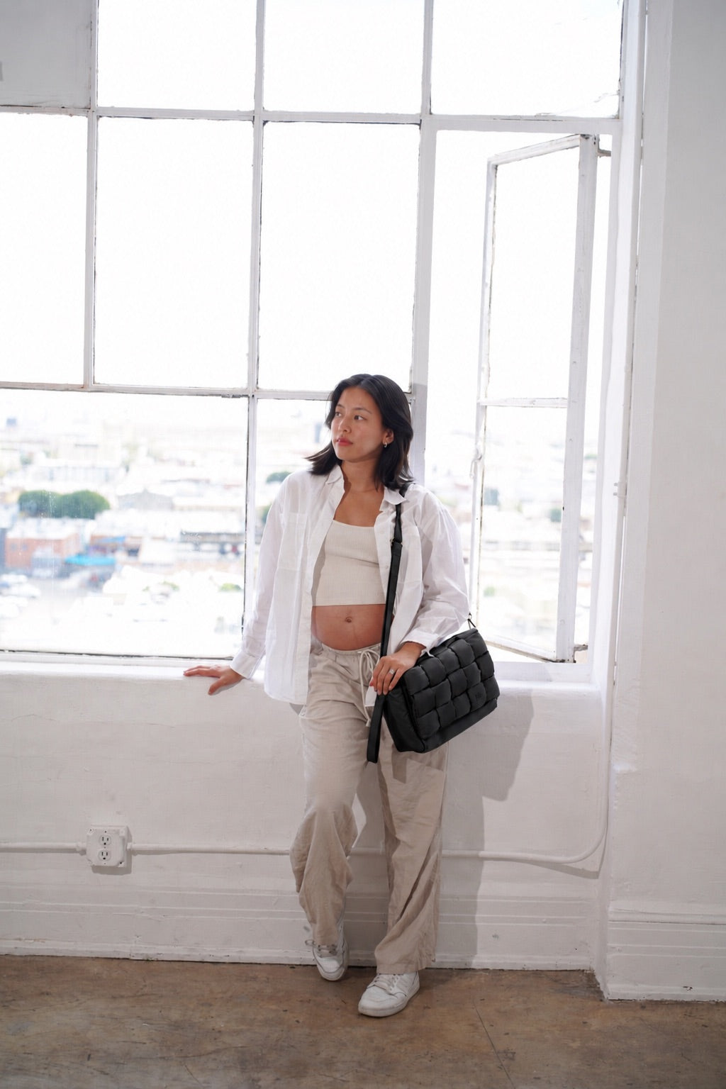 Black shoulder bag - Luli Bebe