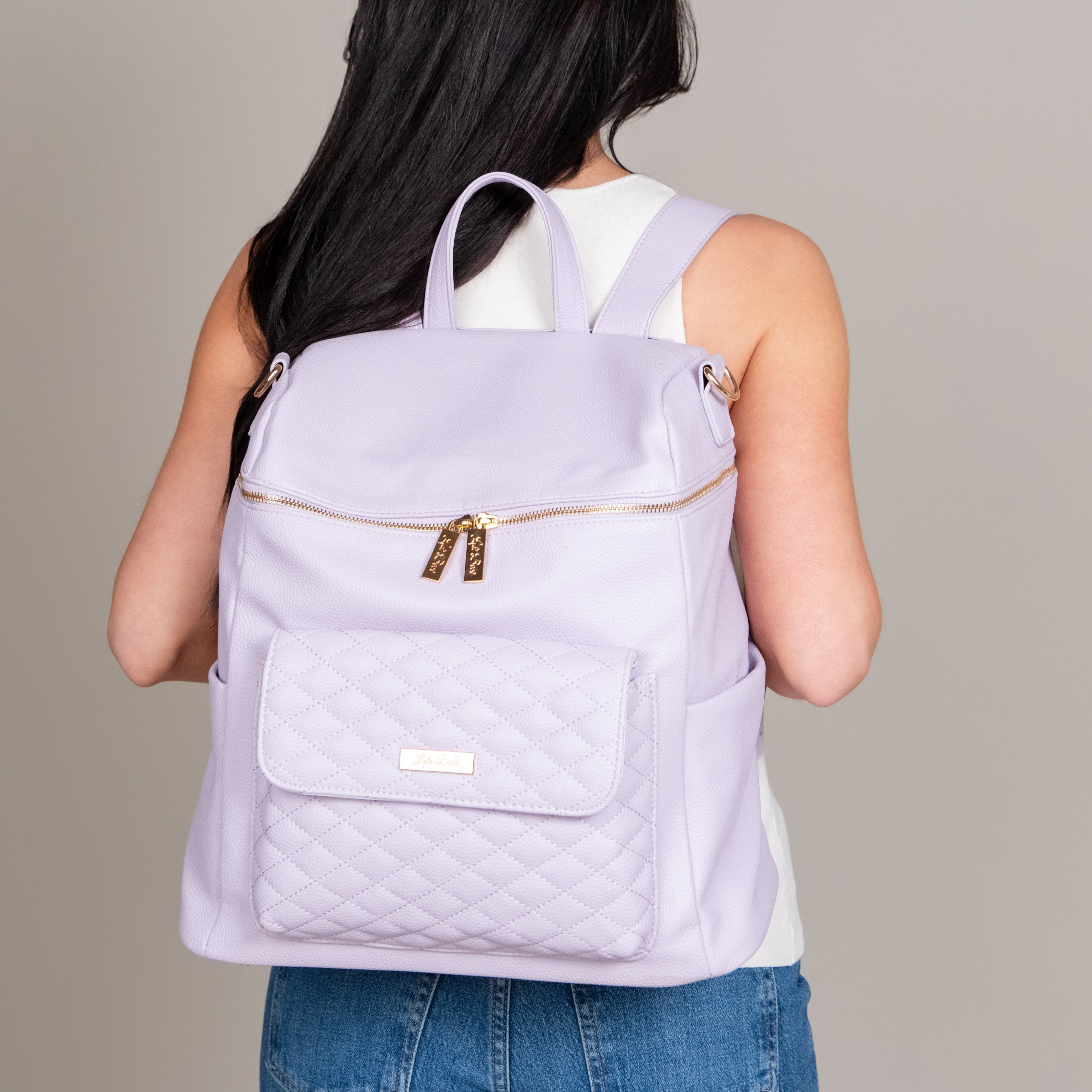 Diaper Bag backpack Lavender luxury designer baby changing bag 