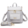 Petit Monaco Diaper Bag | Stone Grey