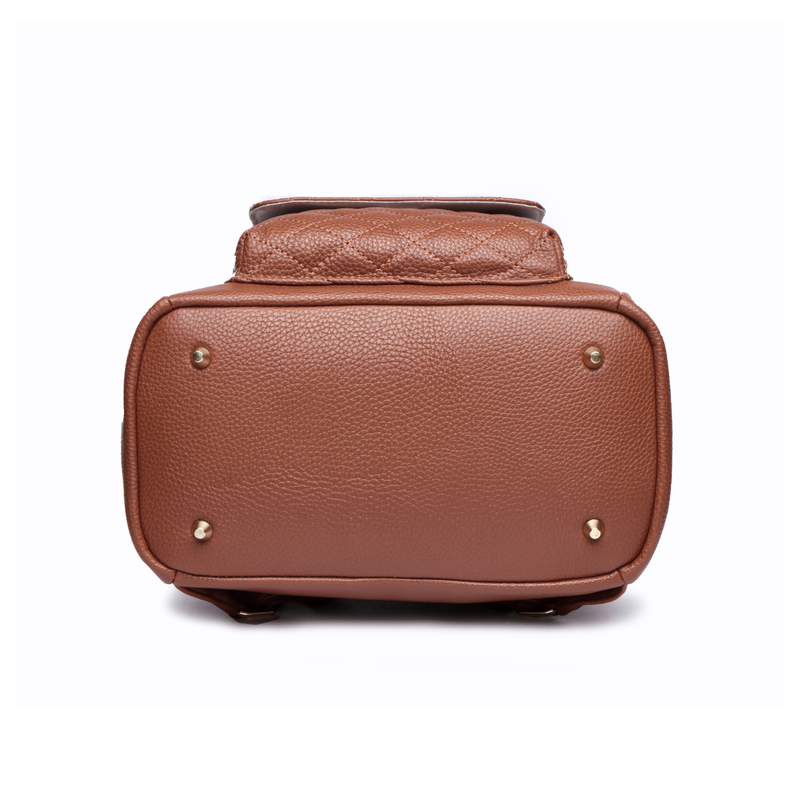 IMPERFECT Petit Monaco Diaper Bag | Caramel Brown - Luli Bebé