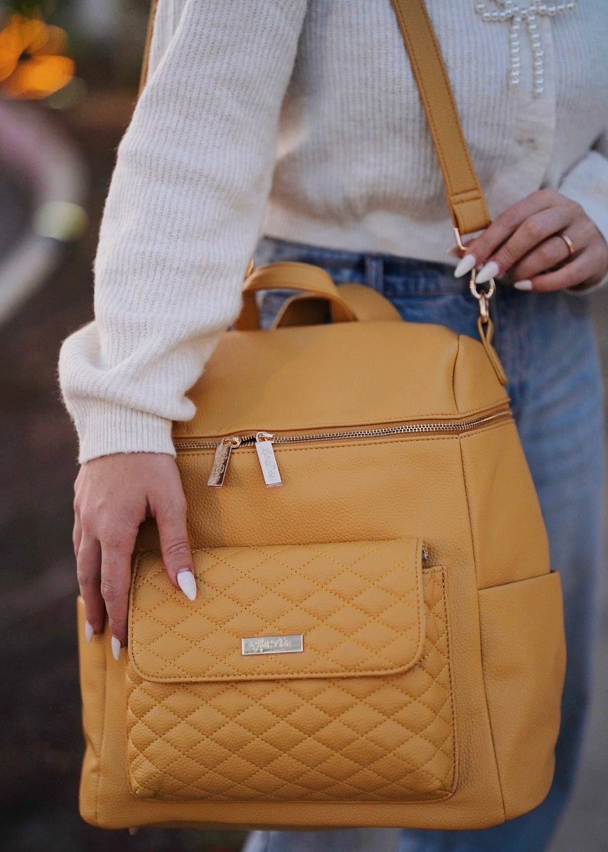 IMPERFECT Monaco Diaper Bag | Yellow