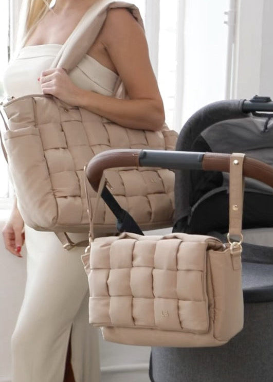The Infinite Carryall + Tote - Latte by Luli Bebé