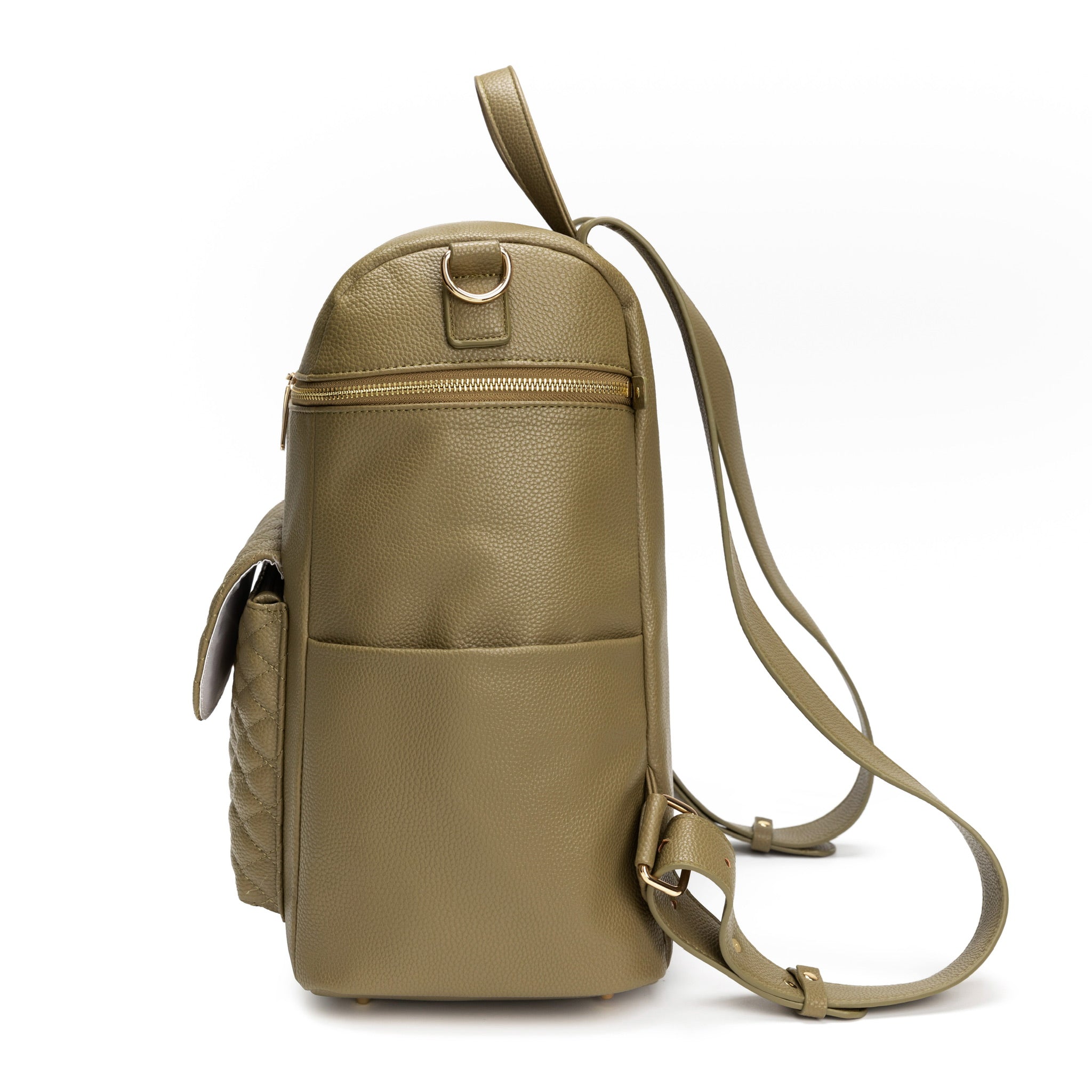 Monaco Diaper Bag | Olive Green - Luli Bebé