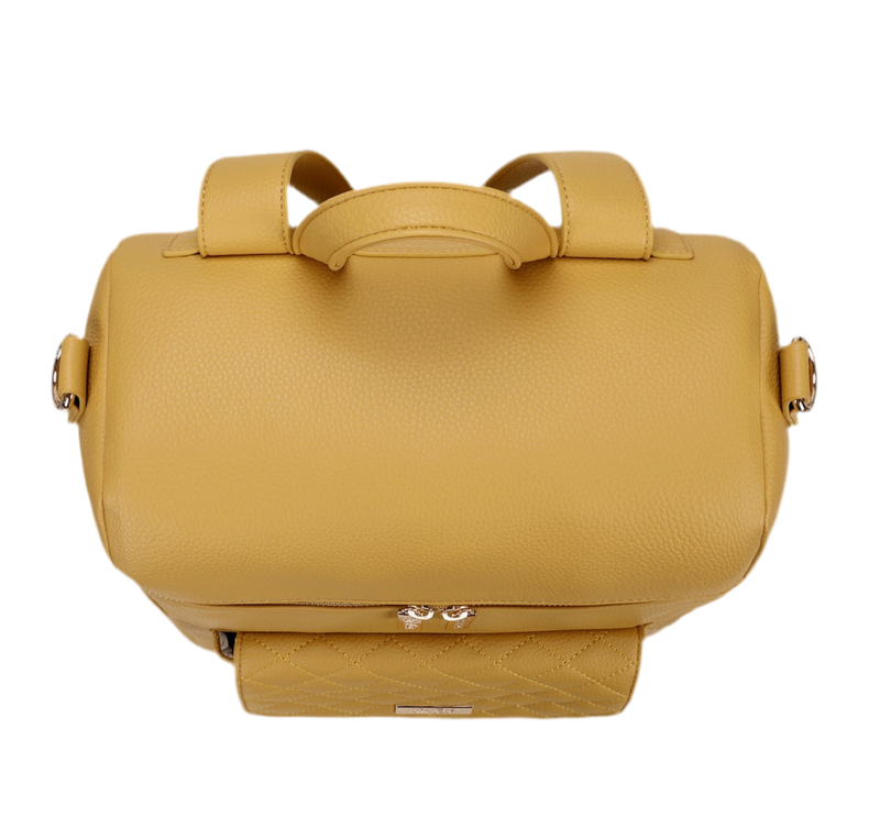 Monaco Diaper Bag in Honey Top View