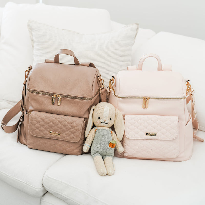 Monaco_Nude_Rose_Diaper_Bag Luli Bebe