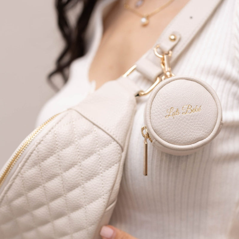 Monaco Sling Bag | Pearl White - Luli Bebé