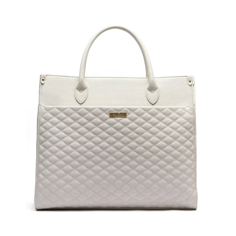 Luli BebeMonaco Tote Bag Pearl White