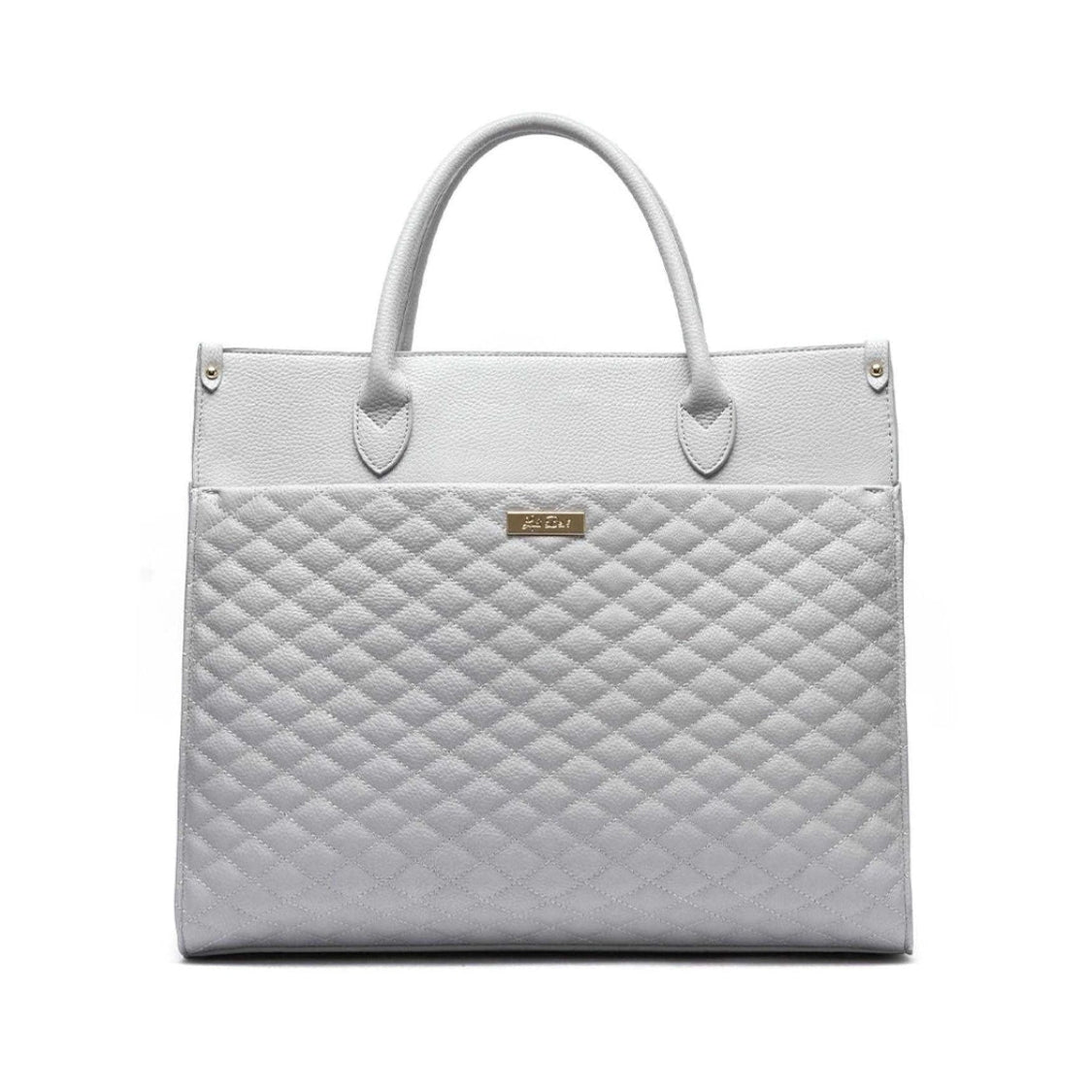 Luli Bebe Monaco Tote Bag in Stone Grey 