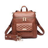 Petit Monaco Diaper Bag | Caramel Brown