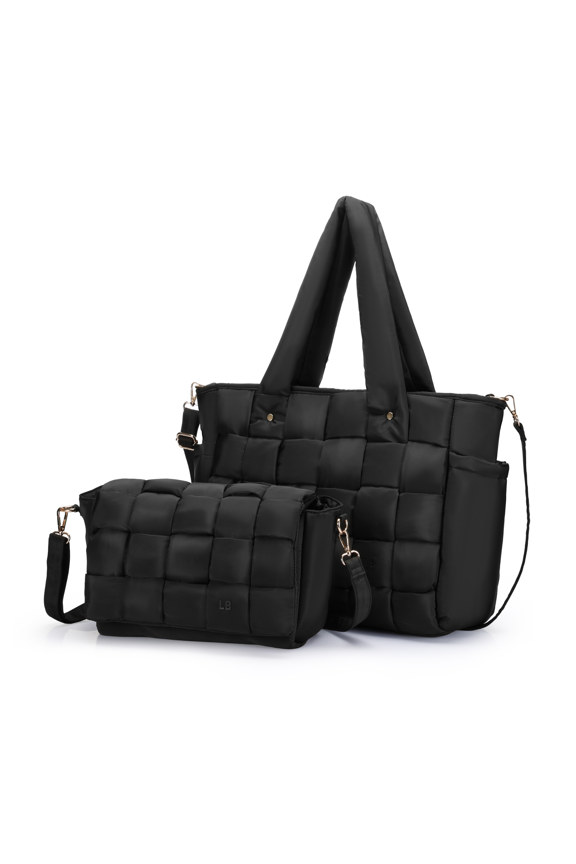 Black shoulder bag and tote - Luli Bebe