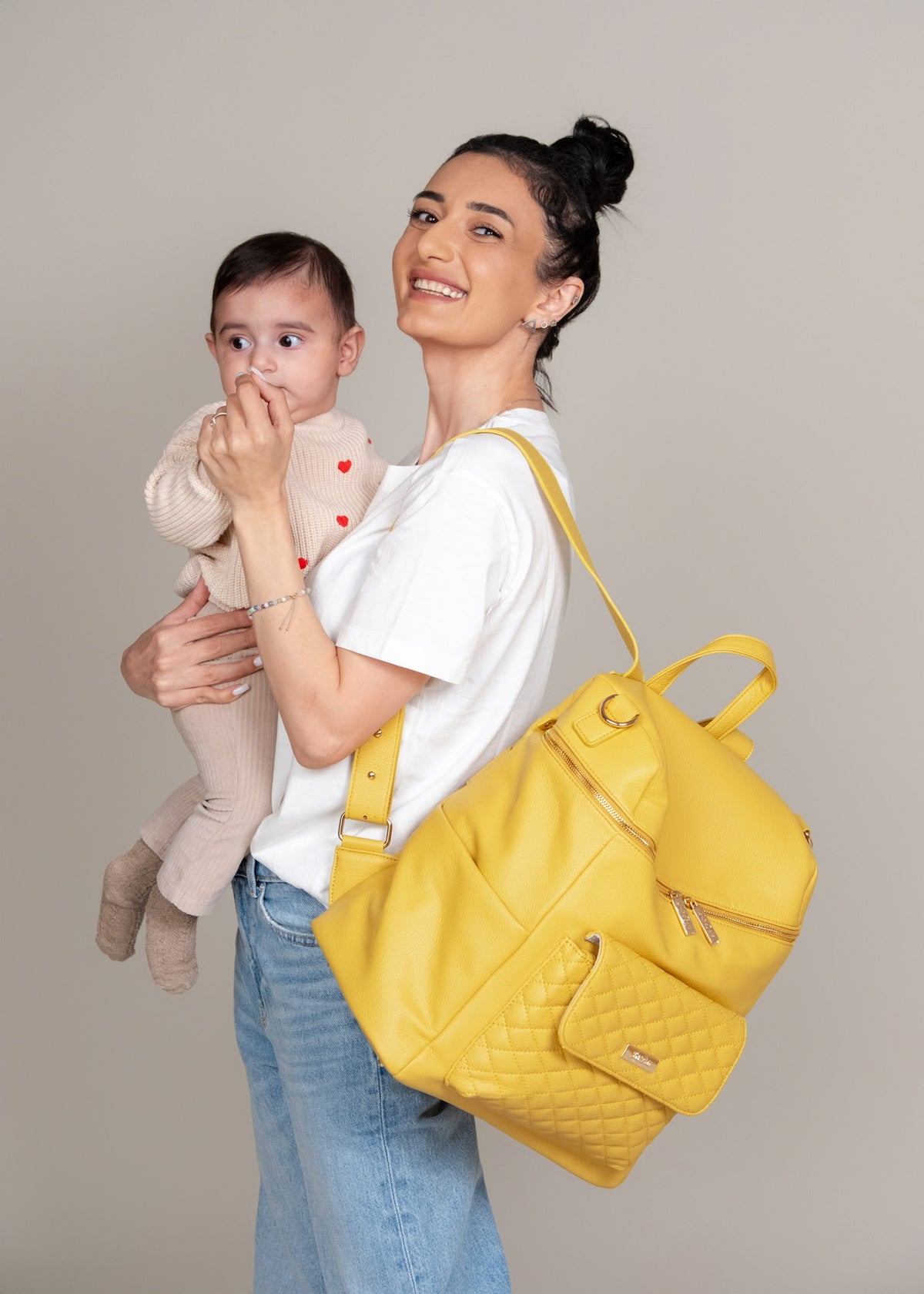 IMPERFECT Monaco Diaper Bag | Yellow