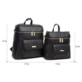 Petit Monaco Diaper Bag | Ebony Black