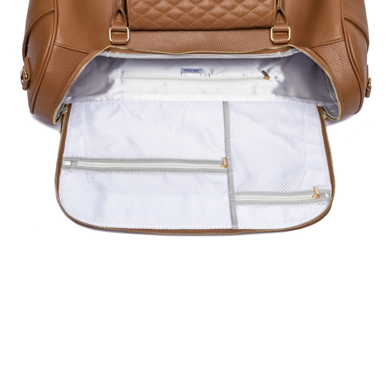 IMPERFECT Monaco Travel Bag | Caramel Brown - Luli Bebé