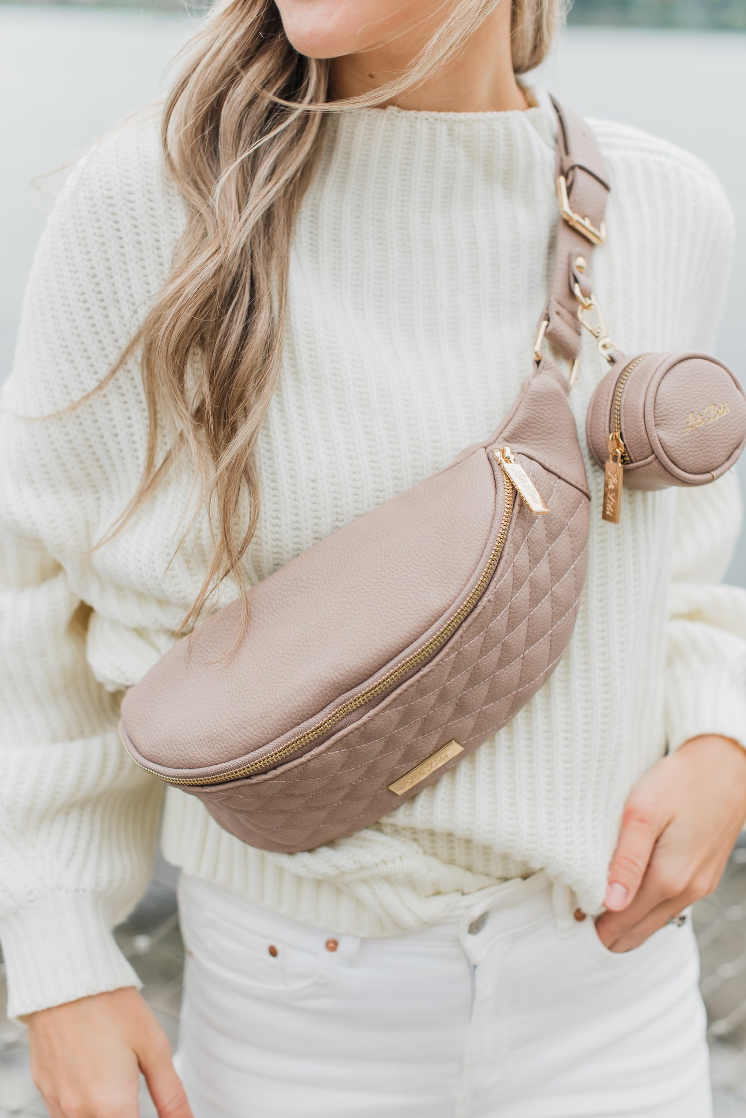 Monaco Sling Bag | Nude Rose - Luli Bebé