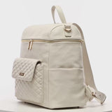 Monaco Diaper Bag | Pearl White