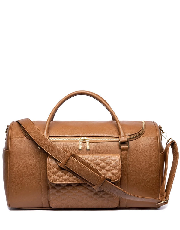 IMPERFECT Monaco Travel Bag | Caramel Brown - Luli Bebé