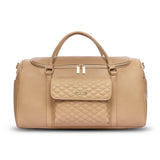 Monaco Travel Bag | Latte Brown - Luli Bebé