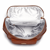 Monaco Diaper Bag Caramel Brown - interior pockets