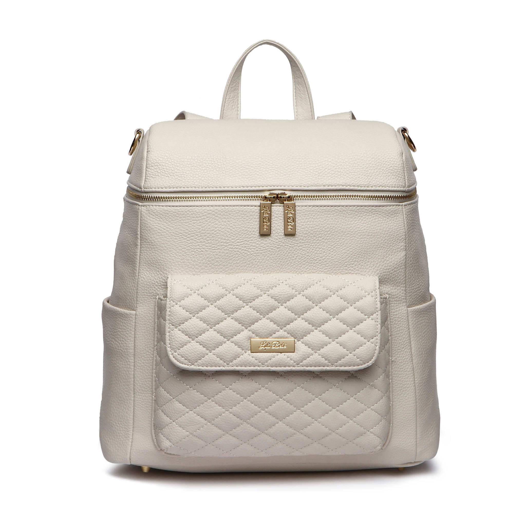 Monaco Diaper Bag | Pearl White - Luli Bebé